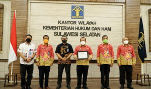 Penghargaan Kemenkumham Sulsel